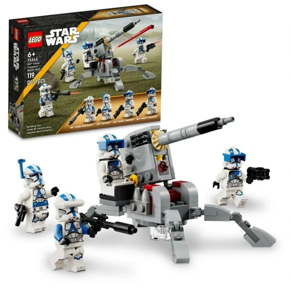NEW LEGO Star Wars 501st Clone Troopers Battle Pack 75345 Sealed Building Set